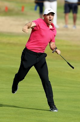 Rory McIlroy Eagle 14th Hole British Open Carnoustie 2018