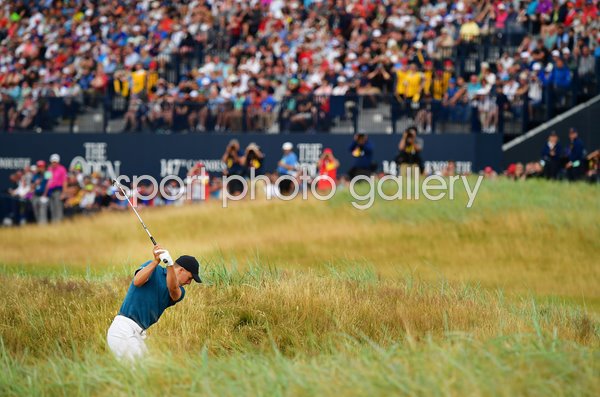 Jordan Spieth USA 18th Hole British Open Carnoustie 2018