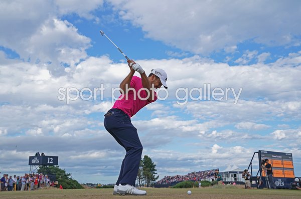 Xander Schauffele 13th Tee British Open Carnoustie 2018