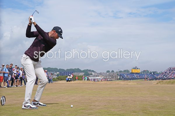 Chris Wood 16th Tee British Open Carnoustie 2018