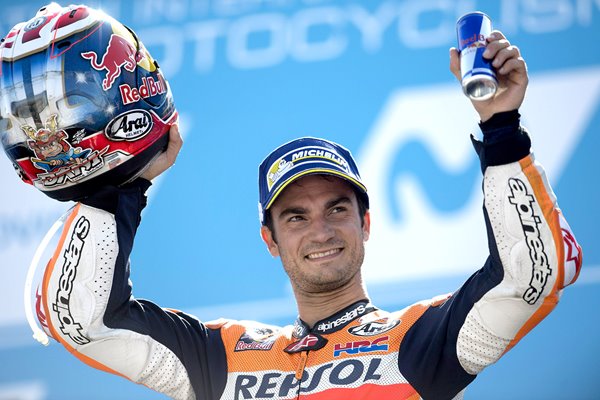 Dani Pedrosa MotoGP of Aragon Podium 2017