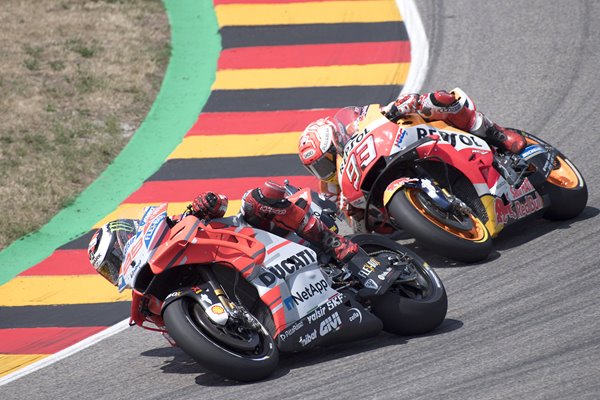 Lorenzo leads Marquez MotoGP of Germany 2018