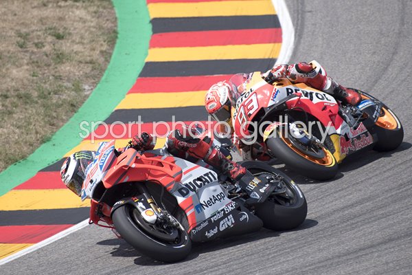 Lorenzo leads Marquez MotoGP of Germany 2018