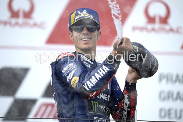 Maverick Vinales MotoGP Germany Podium 2018