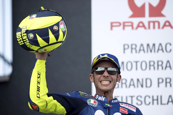 Valentino Rossi MotoGP Germany Podium 2018