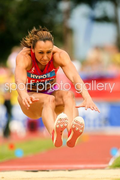 Jessica Ennis Long Jump flight Gotzis 2012