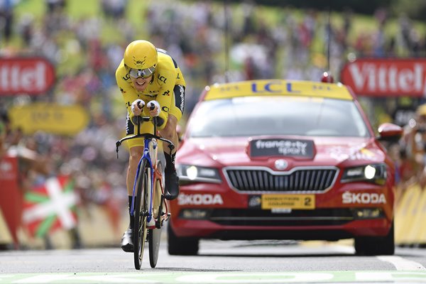 Geraint Thomas Stage 20 Finish 105th Tour de France 2018