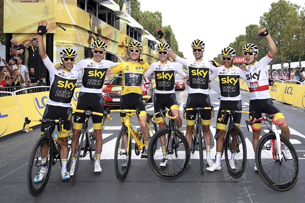 Geraint Thoms Team Sky 105th Tour de France 2018 Winners