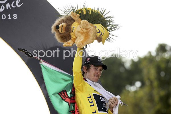 Geraint Thomas Team Sky Tour de France 2018 Winner