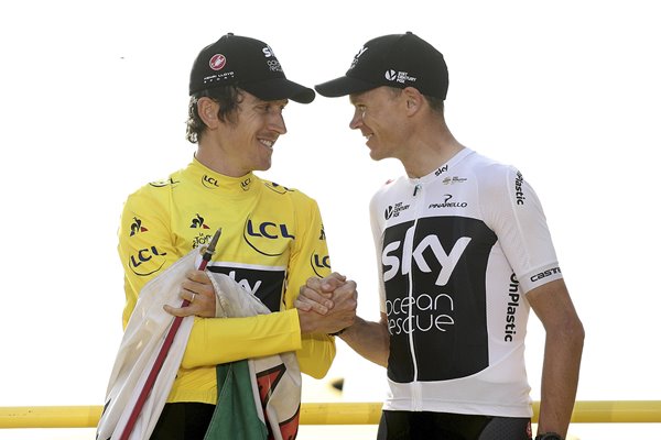 Geraint Thomas Chris Groome Tour de France 2018