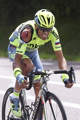 Alberto Contador Tour De France 2016 Stage 1 Crash