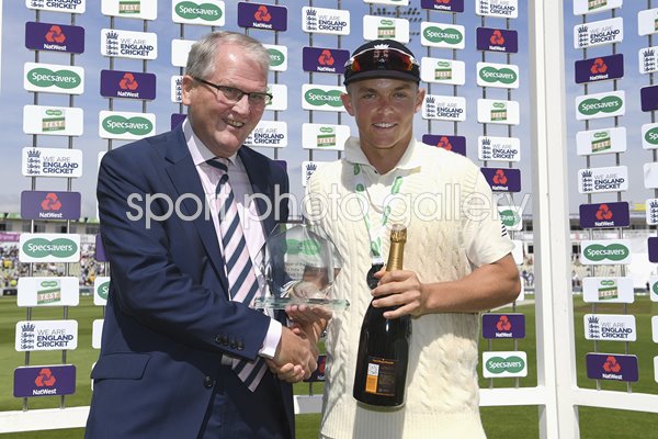 Sam Curran Man of the Match England v India 1st Test 