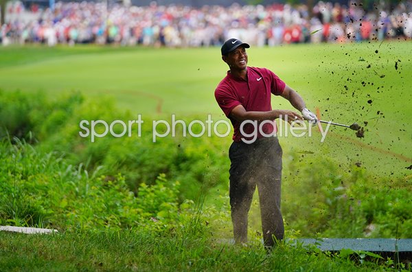 Tiger Woods in trouble USPGA Championship Bellerive 2018