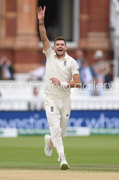 James Anderson England 100th Lord's wicket v India 2018