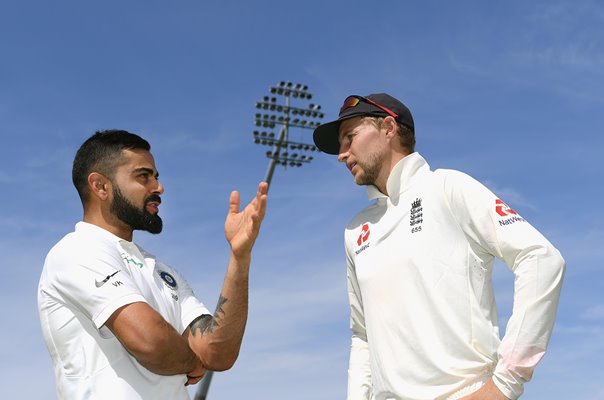 Joe Root & Virat Kohli England v India Edgbaston 2018
