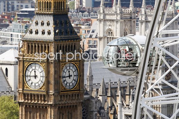 Houses of Parliament and London Eye