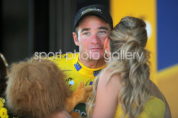  Thomas Voeckler Yellow Jersey Tour De France 2011 Stage 17