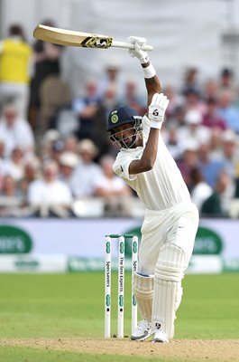 Hardik Pandya India bowls v England Trent Bridge 2018