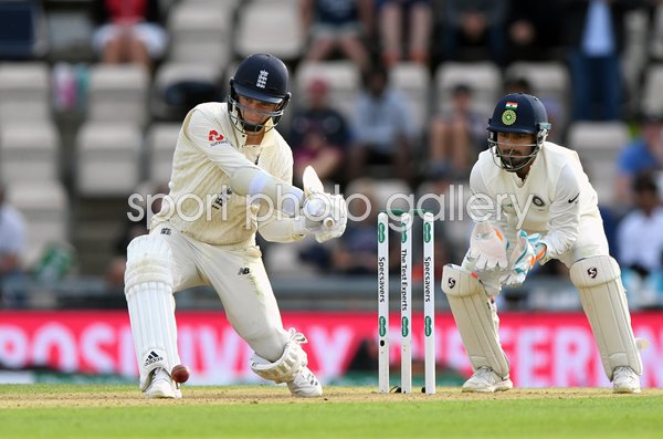 Sam Curran England hits a 6 v India Ageas Bowl 2018
