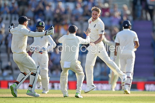 Sam Curran England v India Series Winning Wicket 2018