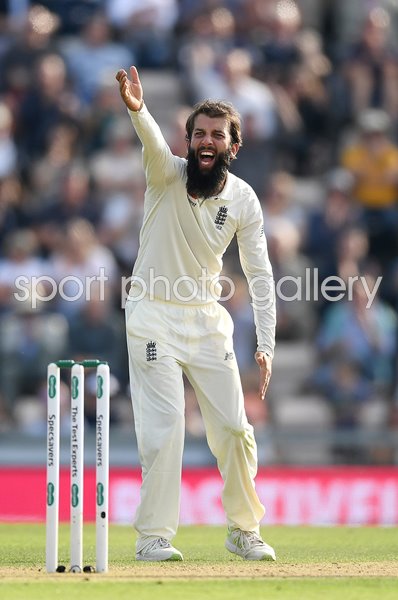 Moeen Ali England appeals v India 4th Test Ageas Bowl 2018