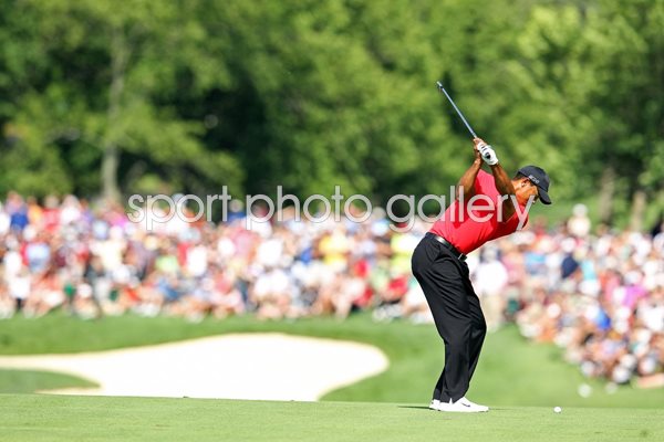 Tiger Woods in action Memorial 2012