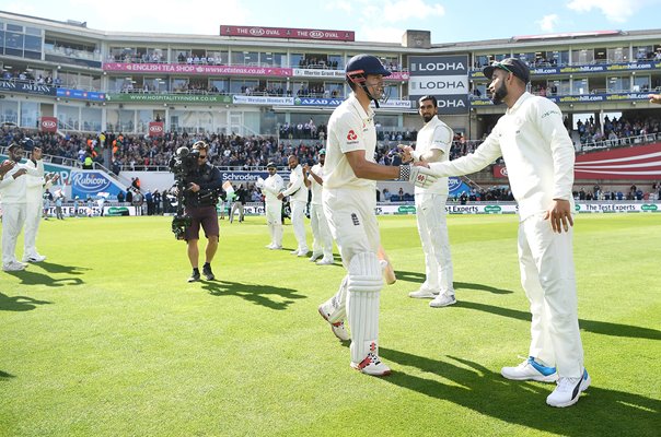 Alastair Cook & Virat Kohli England v India Oval 2018