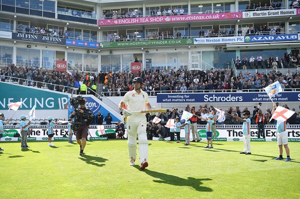 Alastair Cook Last Test England v India Oval London 2018