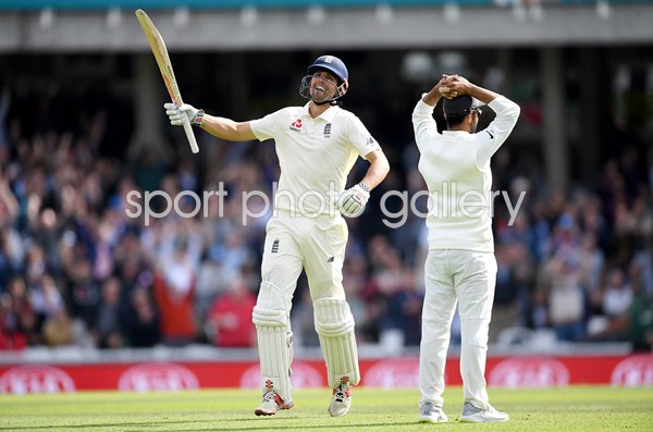 Alastair Cook England reaches 100 Final Innings The Oval 2018