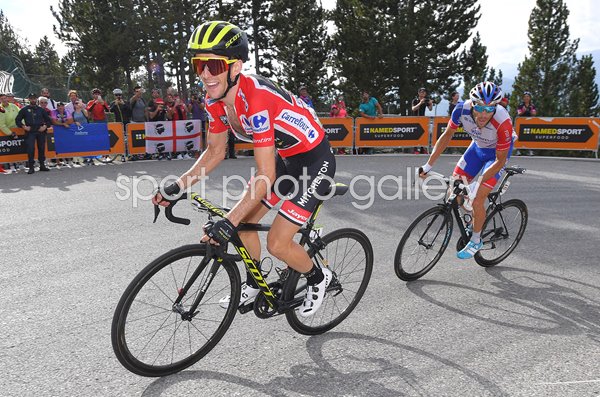 Simon Yates Stage 20 Coll de La Gallina Vuelta 2018