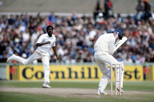 Michael Holding West Indies v Geoffrey Boycott England 1980