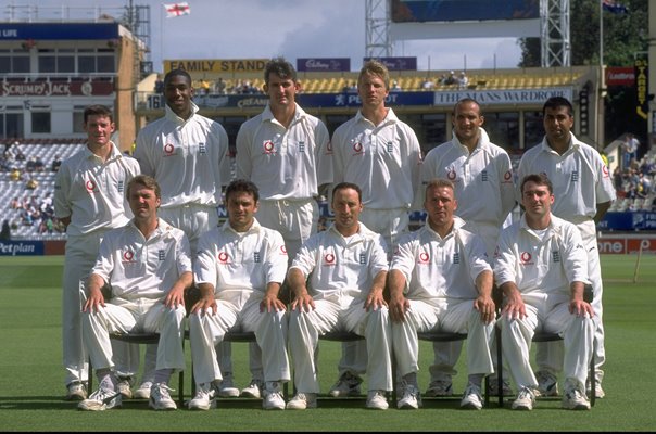 England Test Team v New Zealand Edgbaston 1999