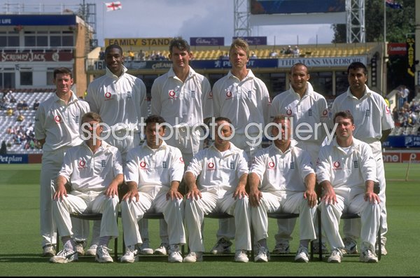 England Test Team v New Zealand Edgbaston 1999