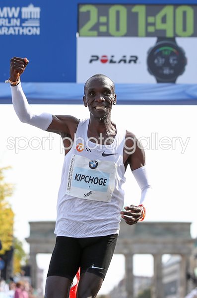 Eliud Kipchoge Kenya World Marathon Record Berlin 2018