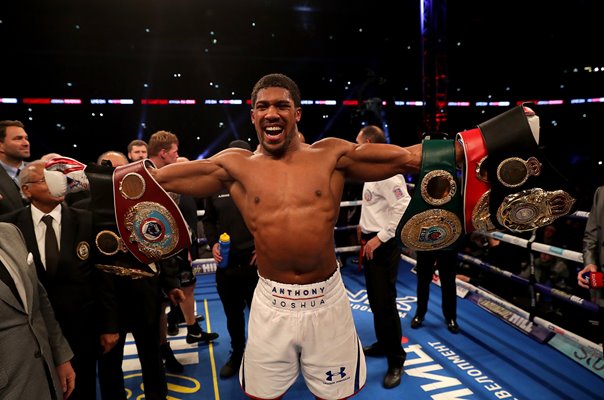 Anthony Joshua World Heavyweight Champion Wembley 2018