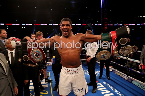 Anthony Joshua World Heavyweight Champion Wembley 2018
