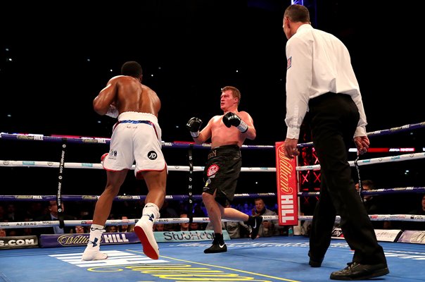 Anthony Joshua knocks out Alexander Povetkin Wembley 2018