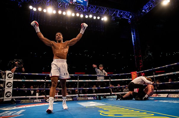 Anthony Joshua beats Alexander Povetkin Wembley Stadium 2018