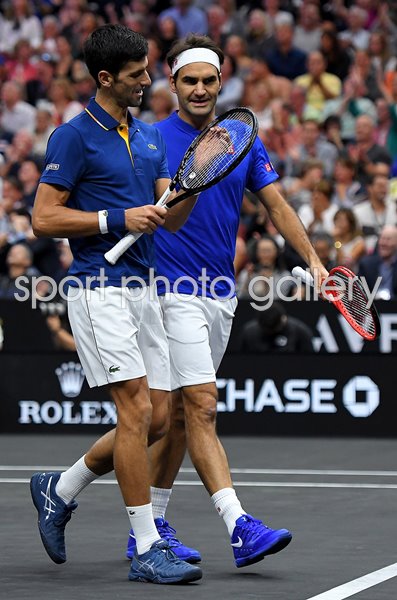 Roger Federer & Novak Djokovic Laver Cup USA 2018