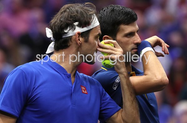 Roger Federer & Novak Djokovic Laver Cup 2018