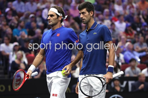 Roger Federer & Novak Djokovic Laver Cup Chicago 2018