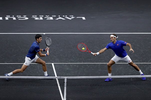 Roger Federer & Novak Djokovic Team Europe Laver Cup 2018