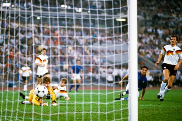 Roberto Mancini scores - West Germany v Italy - Euro '88