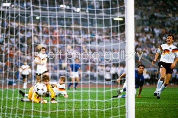 Roberto Mancini scores - West Germany v Italy - Euro '88
