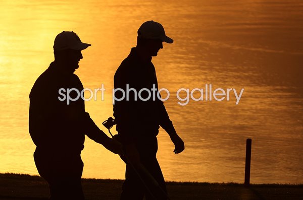 Justin Rose & Jon Rahm Europe Day 1 2018 Ryder Cup 