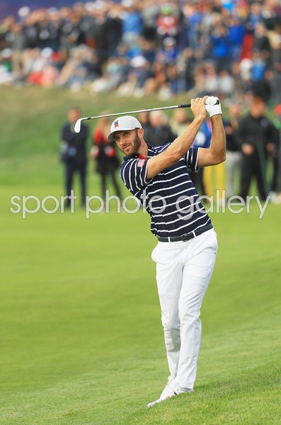 Dustin Johnson USA Day 1 Fourballs Ryder Cup Paris 2018