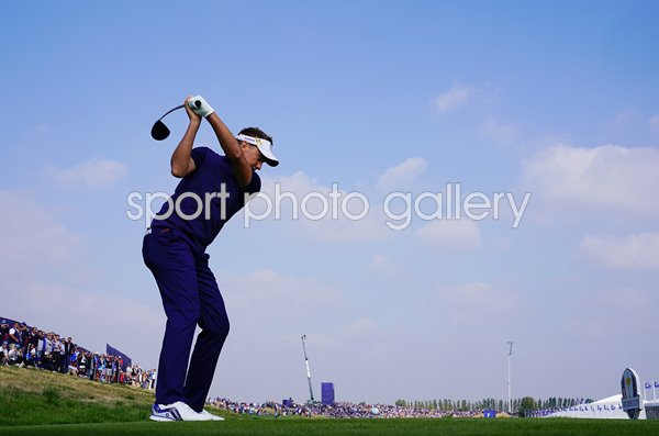 Ian Poulter Europe Day 1 Foursomes Ryder Cup France 2018