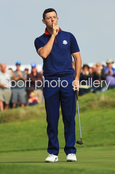 Rory McIlroy Europe Day 1 Ryder Cup Paris 2018