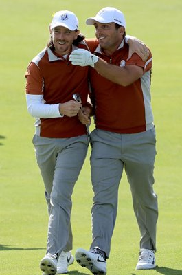 Tommy Fleetwood & Francesco Molinari Europe Day 2 Ryder Cup 2018