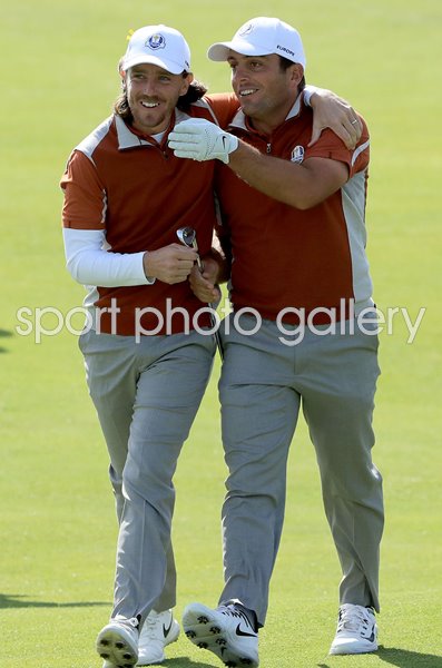 Tommy Fleetwood & Francesco Molinari Europe Day 2 Ryder Cup 2018